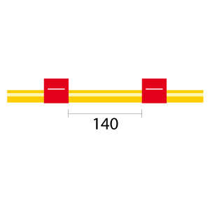 Contour Flared End Solva Flex Pump Tube 2tag 1.14mm ID Red/Red (PKT 6)