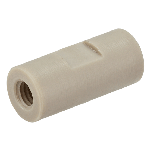 Union, Connector, low pressure, 0.8 mm / 0.031 inches through hole with 10-32 mm screw threads. PEEK, straight line 1 EA.