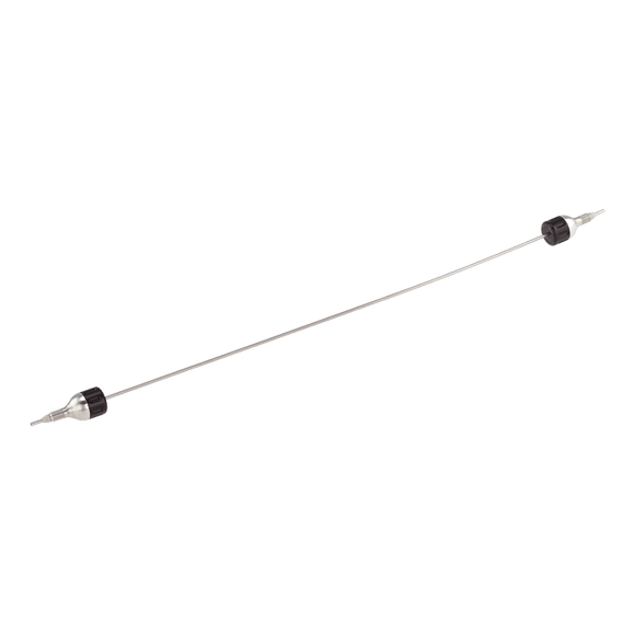 Direct Adaptive HPLC Column Connector, double end fitting with 0.030" ID x 1/16th" OD, 300mm long stainless steel tubing