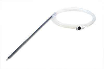 PTFE Sheathed Carbon Fibre Probe 0.3mm ID 686mm long with UniFit Connector 
(for Agilent I-AS)