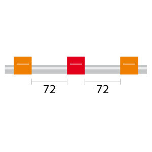 Contour Flared End PVC Pump Tube 3tag 0.19mm ID Orange/Red (PKT 6)
