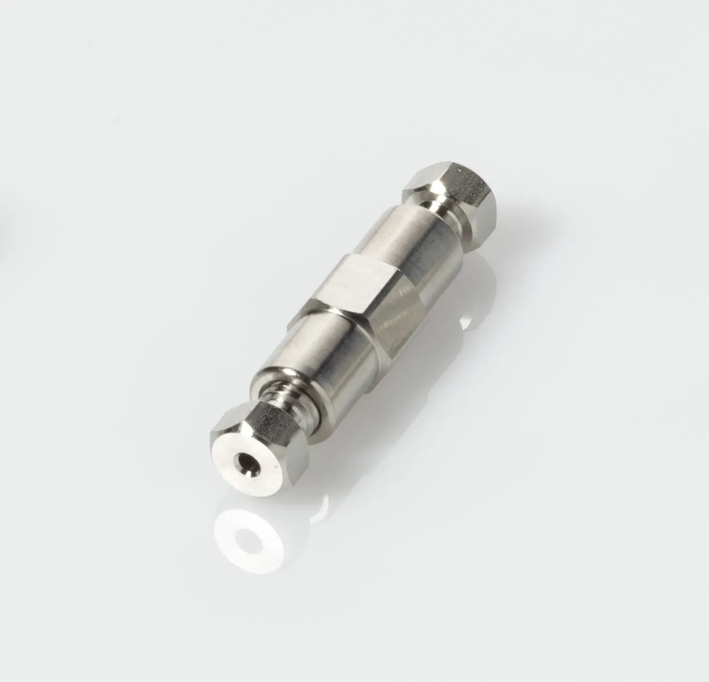 Connector Union ZDV Stainless Steel 0.020" (0.50mm) Thru-Hole for 1/16" OD Tubing (Union + Fittings)
