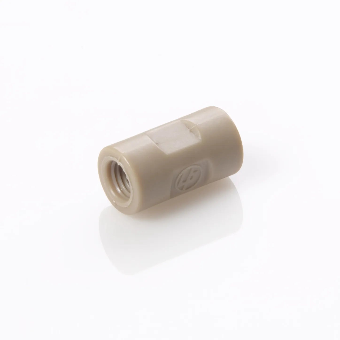 Connector Union PEEK™ 0.020" (0.50mm) Thru-Hole with 1/4-28 Ports (Union Body Only)