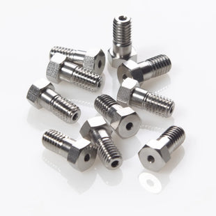 Nut 10-32 Stainless Steel Male 0.50" Length for 1/16" OD Tubing, 10/pk