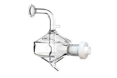 Twister Spray Chamber with 2.4mm Aux Port and 90deg Screw Mount