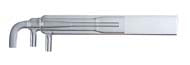 Quartz Torch High Solids (Full Length) with 90 Deg. Bend & 2.3mm Injector 
for 700-ES or Vista Axial