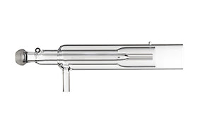 Quartz Torch with 1.0mm Injector for Agilent 7700/7800/7900/8800/8900