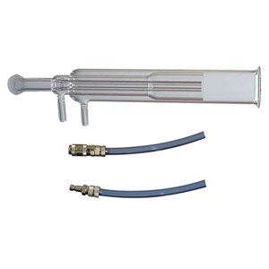 Quartz Torch 1.8mm injector, Contour Flared End, with gas fittings for 
Spectro EOP