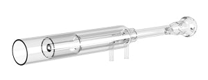 Quartz Torch 2.5mm injector, 4mm OD side arms with S19 for Spectro SOP