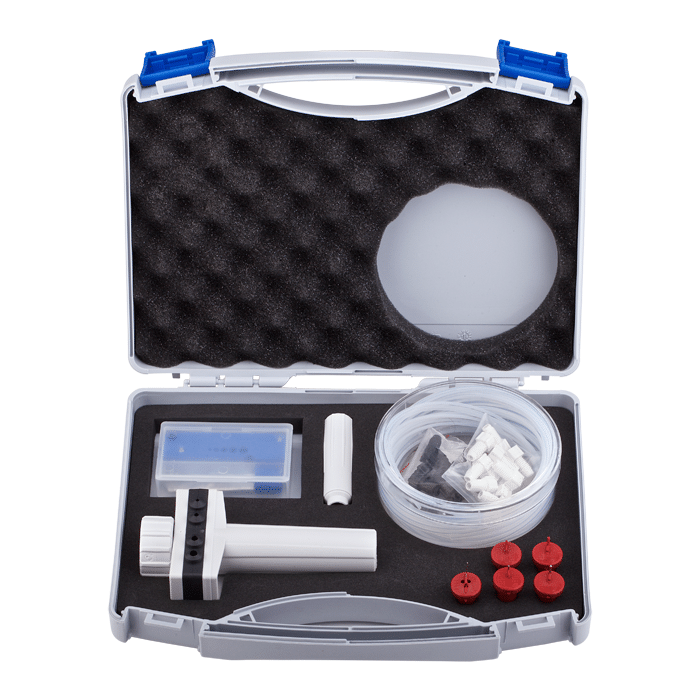 Flanging Tool Kit with 5 Drills, Tubing Cutter, Tubing Connectors, Tubing & Plastic Carrying Case 1 EA.
