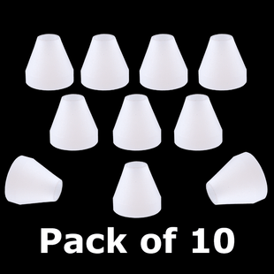 Ferrules, for use with Low Pressure, Tubing Connectors. Use with Flange Free, 1/16th", low pressure tubing. PTFE 10/PK.