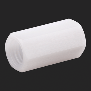 Union, Connector, Low Pressure, with 1/4-28 Screw Threads. Nylon 1 EA.