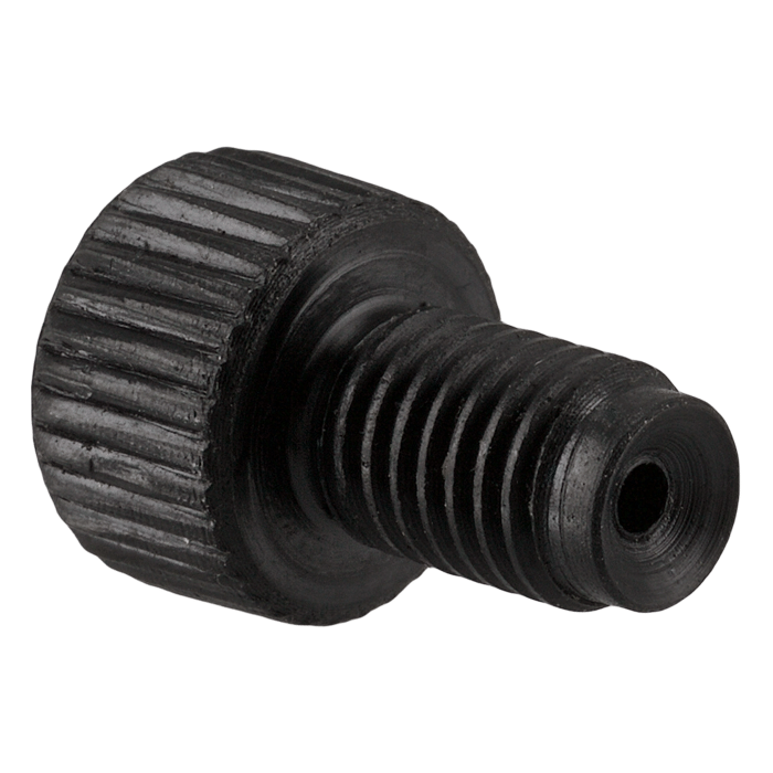 Tubing Connector Fittings, Low Pressure, 1/16 inches, PEEK, Black with 1/4-28 Screw Threads, for use with Flange Free, polymeric tubing 1 EA.