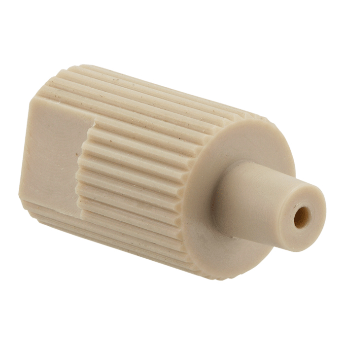 Adapter, for use with Low to Medium Pressure HPLC. 1/4-28 female to male luer connection, 1.3 mm bore size. PEEK 1 EA.