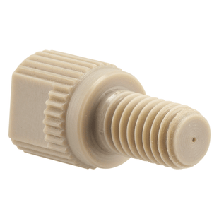 Adapter, for use with Low to Medium Pressure HPLC. 10-32 female to M6 male connection, 0.4 mm bore size. PEEK 1 EA.