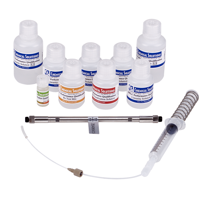 PQ Kit, Complete. 150mm HPLC Column, Test Solutions, Accessories & Software for Performance Qualification