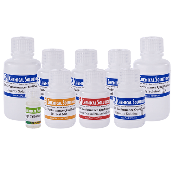 Performance Qualification Solutions. Replacement Set of Solutions for use with the HSQ or PQ Kits