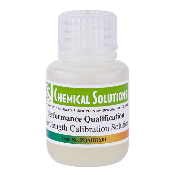 UV-vis Calibration Test Kit, Complete. Includes NIST Traceable Solutions, Software