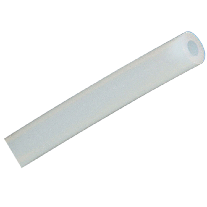 Tubing, PTFE, 1/16th inch (1.6 mm) ID, 1/8th inch (3.2 mm) OD, low pressure, 5 meter roll