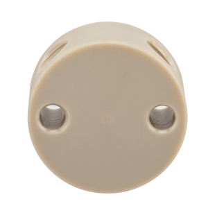 Union, Connector, Cross, high pressure, 1.5 mm / 0.060 inches through hole with 10-32 screw threads. PEEK, round with an internal "X" flow pattern 1 EA.