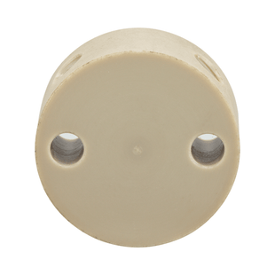 Union, Connector, Cross, high pressure, 0.75 mm / 0.030 inches through hole with 10-32 screw threads. PEEK, round with an internal "X" flow pattern 1 EA.