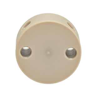 Union, Connector, Tee, low pressure, 0.75 mm / 0.030 inches through hole with 10-32 screw threads. PEEK, round with an internal "T" 1 EA.