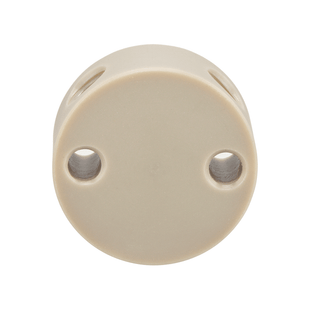 Union, Connector, Tee, low pressure, 0.8 mm / 0.031 inches through hole with 1/4-28 screw threads. PEEK, round with an internal "T" 1 EA.