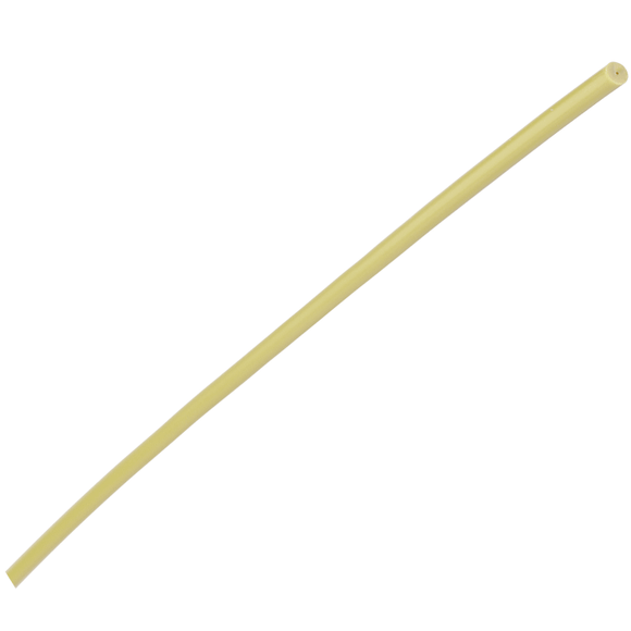 Tubing, PEEK, 0.007 inch (0.18 mm) ID, 1/16th inch (1.6 mm) OD, general grade, solid yellow, 5 meter roll