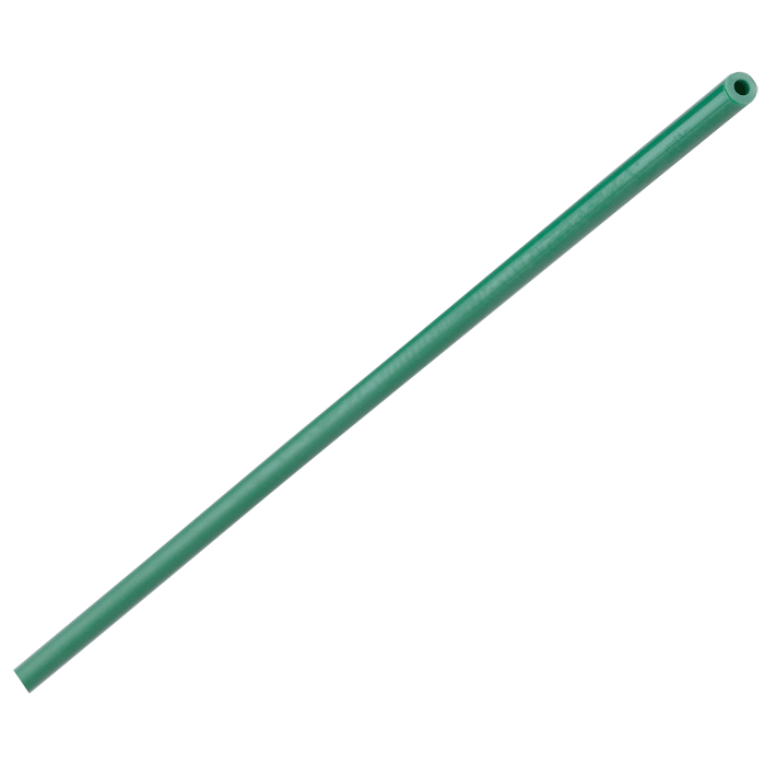 Tubing, PEEK, 0.030 inch (0.75 mm) ID, 1/16th inch (1.6 mm) OD, general grade, solid green, 10 meter roll