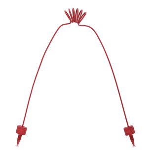Tubing, PEEK, Coiled, 0.005 (0.13 mm) ID, 1/16th inch (1.6 mm) OD. 710 mm length, HPLC grade, solid red, with tubing connectors 1 EA.