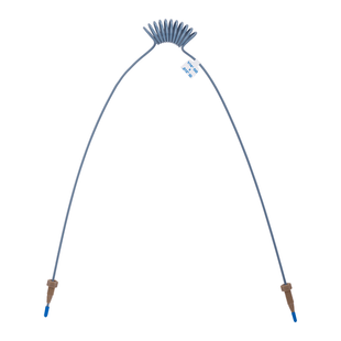 Tubing, PEEK, Coiled, 0.010 (0.25 mm) ID, 1/16th inch (1.6 mm) OD. 945 mm length, HPLC grade, solid blue, with tubing connectors 1 EA.