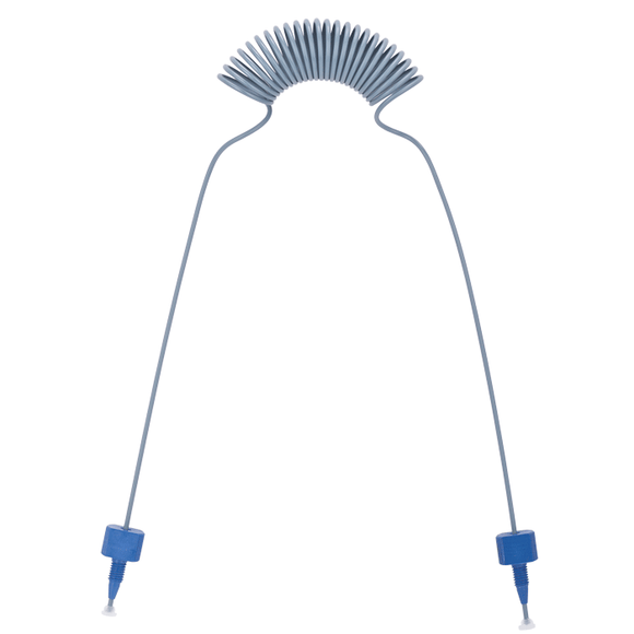 Tubing, PEEK, Coiled, 0.010 (0.25 mm) ID, 1/16th inch (1.6 mm) OD. 1585 mm length, HPLC grade, solid blue, with tubing connectors 1 EA.