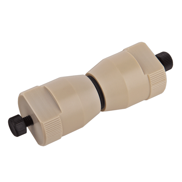 HPLC Column Set, PEEK with a 7.5 mm ID. Includes, a 30 mm x 7.5 mm black, column body tube plus 2 PEEK 5 um frits, 2 frit spacers & 2 end fittings 1 EA.