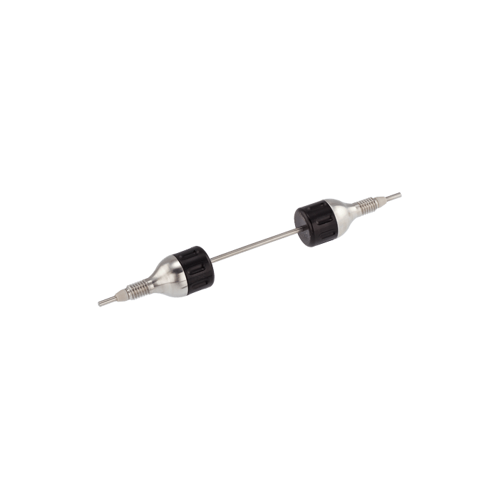 Direct Adaptive HPLC Column Connector, double end fitting with 0.005" ID x 1/16th" OD, 100mm long stainless steel tubing