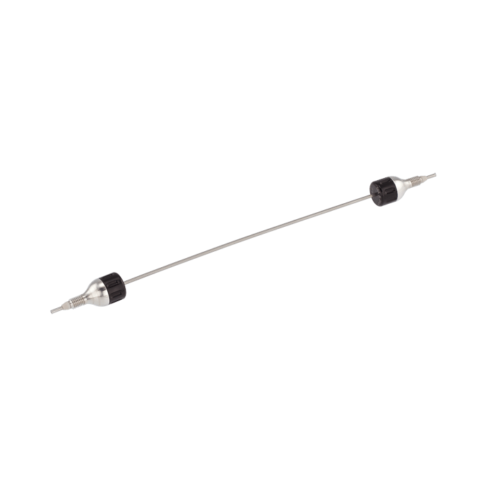 Direct Adaptive HPLC Column Connector, double end fitting with 0.005" ID x 1/16th" OD, 200mm long stainless steel tubing