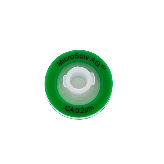 Syringe Filters, 25mm, Cellulose Acetate, 0.22um Pore Size. Light Green Polypropylene, 1,000/CS.