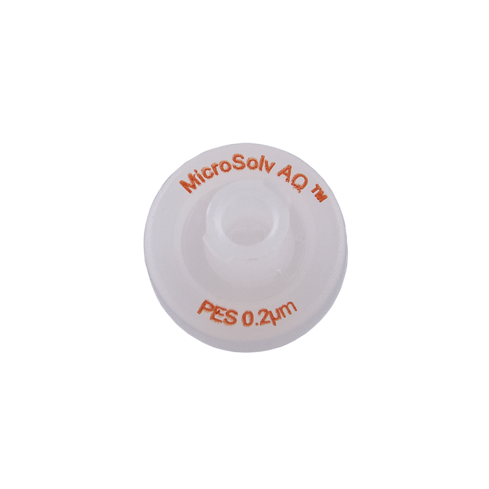 Syringe Filters, 13mm, PES, 0.22um Pore Size. White/Orange Polypropylene, 1000/CS.