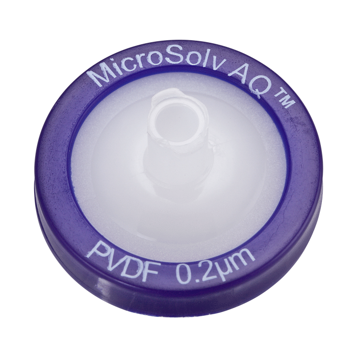 Syringe Filters, 25mm, PVDF, 0.2um Pore Size. Dark Purple Polypropylene, 1000/CS.CUSTOM ITEM