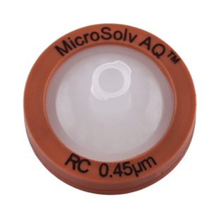 Syringe Filters, 25mm, Regenerated Cellulose (RC), 0.45um Pore Size. Brown Polypropylene, 1000/CS.