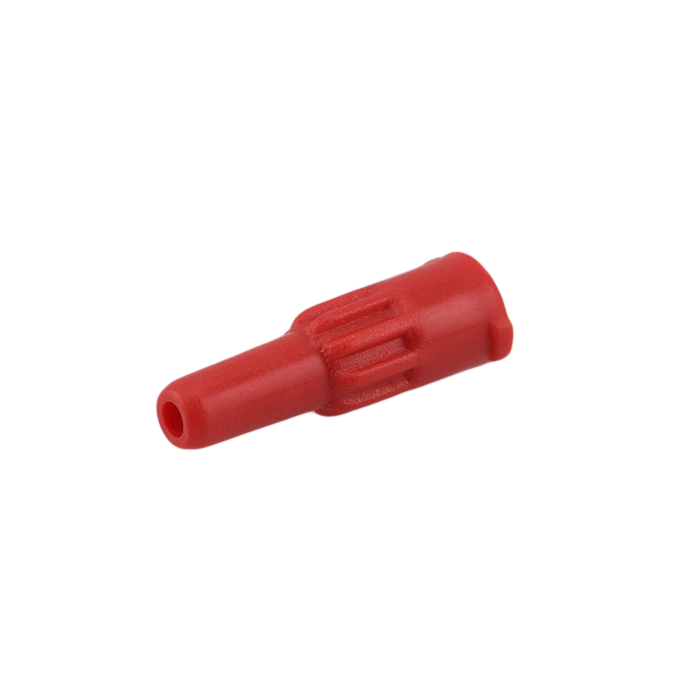 Syringe Filters, 4mm, PVDF, 0.45um Pore Size. Red Polypropylene, 50/PK.
