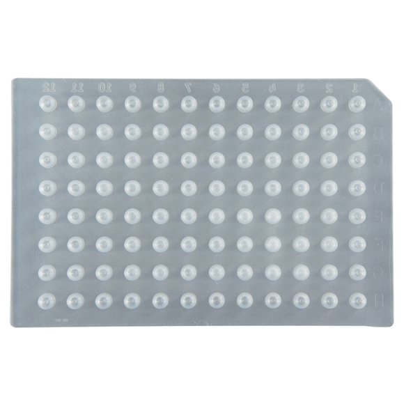 Mat, Sealing, Silicone Rubber, Plug Style for 96, 350ul Inserts, 1 EA.