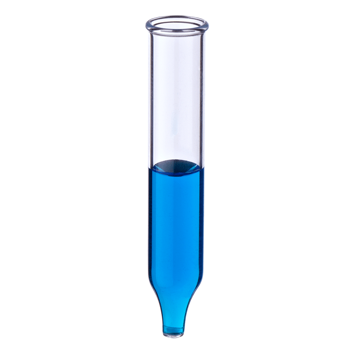 Inserts, Low Volume, Glass. Clear, 1000ul with a wide, conical point for use in the Micro-Sample Management System. Replacement Inserts, 100/PK.