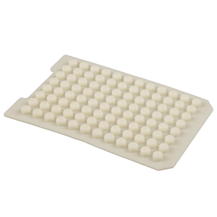 Mat, Sealing, Large, Chemical Resistant Polymer, Plug Style for 96, 500 or 1000ul Inserts, 1 EA.