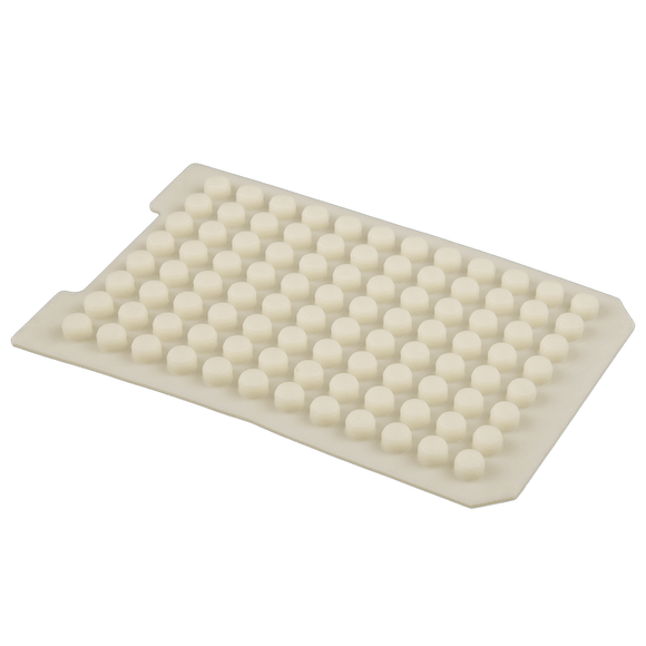 Mat, Sealing, Large, Chemical Resistant Polymer, Plug Style for 96, 500 or 1000ul Inserts, 1 EA.