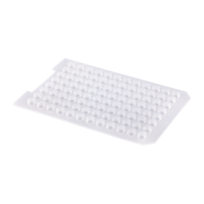Mat, Sealing, Large, Silicone Rubber, Pre-Slit, Plug Style for 96, 500 and 1000ul Inserts, 1 EA.