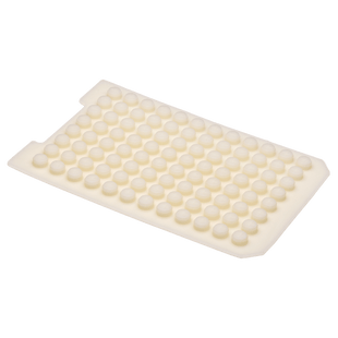 Mats, Sealing, Large, Chemical Resistant Polymer, Pre-Slit, Plug Style for 96, 500 or 1000ul Inserts, 5/CS.