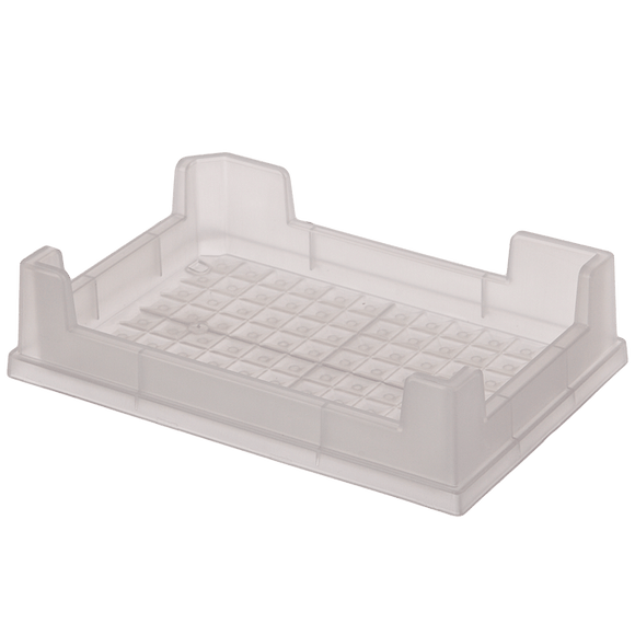 Base Plate, Translucent Polypropylene, Micro-Sample Management System, universal, re-usable, 12/CS.
