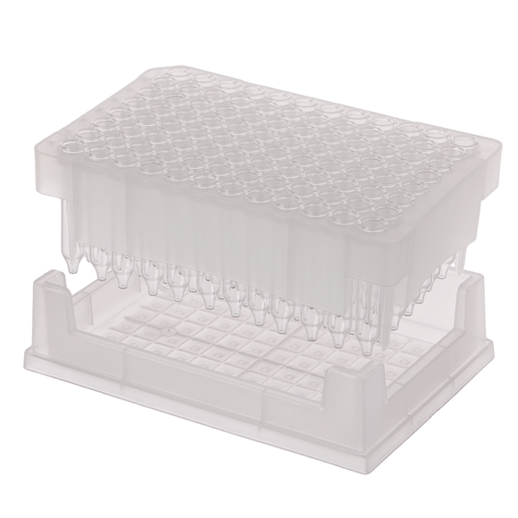 Inserts, in Racks with a Base. Includes 96, Clear, 1000ul Glass Low Volume Precision Inserts with wide conical points. For use in the Micro-Sample Management System, 1 EA.