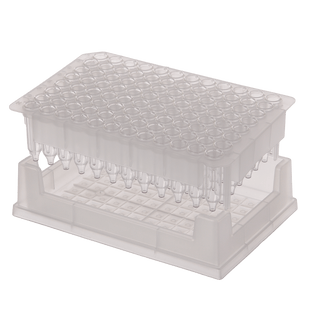 Inserts, in Racks with a Base. Includes 96, Clear, 500ul Glass Low Volume Precision Inserts with wide conical points. For use in the Micro-Sample Management System, 1 EA.