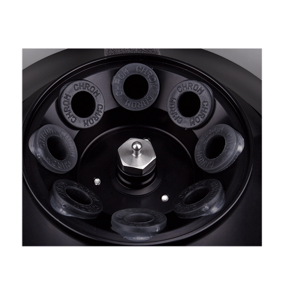 Replacement Rotor for MicroSolv's Vial Centrifuge (CE10-C0817-V). Includes 8 adapters and cushions